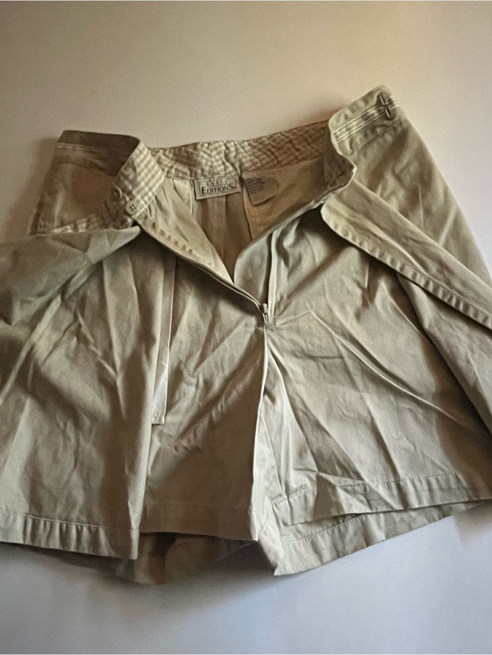 Basic Editions - Beige Skort - Women’s Size 10 - EUC